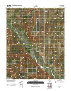 Fay Oklahoma Historical topographic map, 1:24000 scale, 7.5 X 7.5 Minute, Year 2012