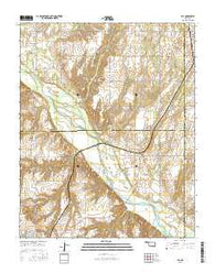 Fay Oklahoma Current topographic map, 1:24000 scale, 7.5 X 7.5 Minute, Year 2016
