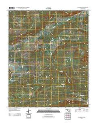 Featherston Oklahoma Historical topographic map, 1:24000 scale, 7.5 X 7.5 Minute, Year 2012