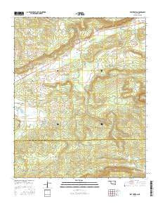Featherston Oklahoma Current topographic map, 1:24000 scale, 7.5 X 7.5 Minute, Year 2016