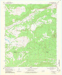 Featherston Oklahoma Historical topographic map, 1:24000 scale, 7.5 X 7.5 Minute, Year 1969