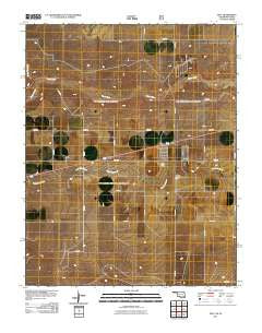 Felt Oklahoma Historical topographic map, 1:24000 scale, 7.5 X 7.5 Minute, Year 2011