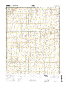 Felt NE Oklahoma Current topographic map, 1:24000 scale, 7.5 X 7.5 Minute, Year 2016