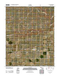 Felt SW Oklahoma Historical topographic map, 1:24000 scale, 7.5 X 7.5 Minute, Year 2012