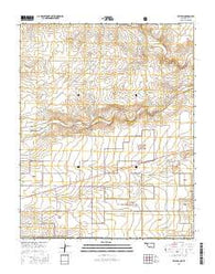 Felt SW Oklahoma Current topographic map, 1:24000 scale, 7.5 X 7.5 Minute, Year 2016