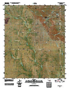Fittstown Oklahoma Historical topographic map, 1:24000 scale, 7.5 X 7.5 Minute, Year 2010