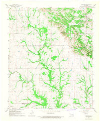 Fittstown Oklahoma Historical topographic map, 1:24000 scale, 7.5 X 7.5 Minute, Year 1967