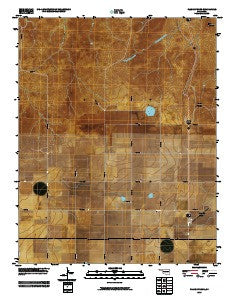 Flagg Springs Oklahoma Historical topographic map, 1:24000 scale, 7.5 X 7.5 Minute, Year 2010