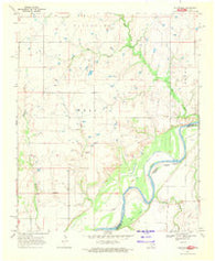 Fleetwood Oklahoma Historical topographic map, 1:24000 scale, 7.5 X 7.5 Minute, Year 1968