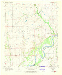 Fleetwood Oklahoma Historical topographic map, 1:24000 scale, 7.5 X 7.5 Minute, Year 1968