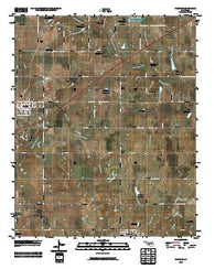 Fletcher Oklahoma Historical topographic map, 1:24000 scale, 7.5 X 7.5 Minute, Year 2010