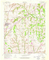 Fletcher Oklahoma Historical topographic map, 1:24000 scale, 7.5 X 7.5 Minute, Year 1956