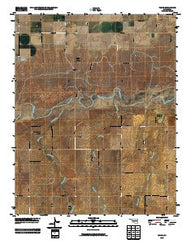 Floris Oklahoma Historical topographic map, 1:24000 scale, 7.5 X 7.5 Minute, Year 2010