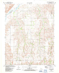 Flying Creek Oklahoma Historical topographic map, 1:24000 scale, 7.5 X 7.5 Minute, Year 1987
