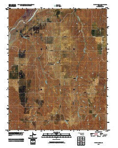 Flying Creek Oklahoma Historical topographic map, 1:24000 scale, 7.5 X 7.5 Minute, Year 2010