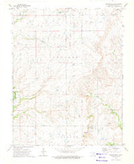 Foraker South Oklahoma Historical topographic map, 1:24000 scale, 7.5 X 7.5 Minute, Year 1973