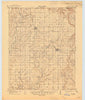 Foraker Oklahoma Historical topographic map, 1:62500 scale, 15 X 15 Minute, Year 1916