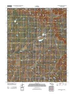 Foraker North Oklahoma Historical topographic map, 1:24000 scale, 7.5 X 7.5 Minute, Year 2012