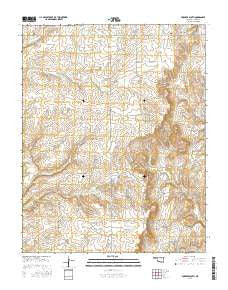 Foraker South Oklahoma Current topographic map, 1:24000 scale, 7.5 X 7.5 Minute, Year 2016