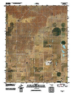 Forgan Oklahoma Historical topographic map, 1:24000 scale, 7.5 X 7.5 Minute, Year 2010