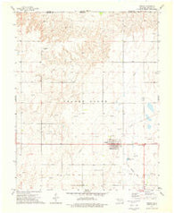 Forgan Oklahoma Historical topographic map, 1:24000 scale, 7.5 X 7.5 Minute, Year 1973