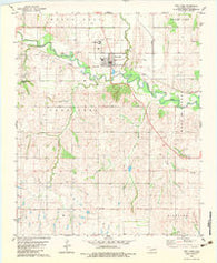 Fort Cobb Oklahoma Historical topographic map, 1:24000 scale, 7.5 X 7.5 Minute, Year 1979