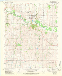 Fort Cobb Oklahoma Historical topographic map, 1:24000 scale, 7.5 X 7.5 Minute, Year 1979