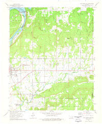 Fort Gibson Dam Oklahoma Historical topographic map, 1:24000 scale, 7.5 X 7.5 Minute, Year 1974