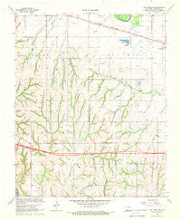 Fort Reno SW Oklahoma Historical topographic map, 1:24000 scale, 7.5 X 7.5 Minute, Year 1967