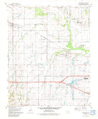Fort Reno Oklahoma Historical topographic map, 1:24000 scale, 7.5 X 7.5 Minute, Year 1979