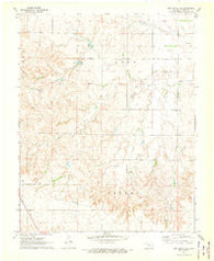 Fort Supply NE Oklahoma Historical topographic map, 1:24000 scale, 7.5 X 7.5 Minute, Year 1971