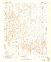 Fort Supply NE Oklahoma Historical topographic map, 1:24000 scale, 7.5 X 7.5 Minute, Year 1971