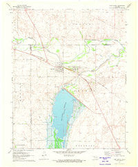 Fort Supply Oklahoma Historical topographic map, 1:24000 scale, 7.5 X 7.5 Minute, Year 1971