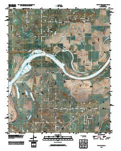 Fort Coffee Oklahoma Historical topographic map, 1:24000 scale, 7.5 X 7.5 Minute, Year 2010