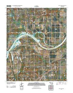 Fort Coffee Oklahoma Historical topographic map, 1:24000 scale, 7.5 X 7.5 Minute, Year 2012