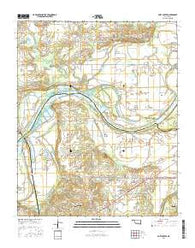 Fort Coffee Oklahoma Current topographic map, 1:24000 scale, 7.5 X 7.5 Minute, Year 2016