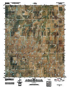 Fort Reno NE Oklahoma Historical topographic map, 1:24000 scale, 7.5 X 7.5 Minute, Year 2010