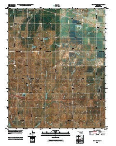 Fort Reno SW Oklahoma Historical topographic map, 1:24000 scale, 7.5 X 7.5 Minute, Year 2009