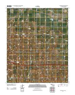 Fort Reno SW Oklahoma Historical topographic map, 1:24000 scale, 7.5 X 7.5 Minute, Year 2012