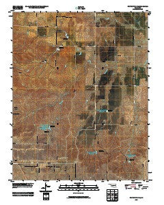 Fort Supply NE Oklahoma Historical topographic map, 1:24000 scale, 7.5 X 7.5 Minute, Year 2010