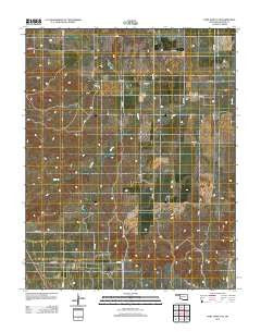 Fort Supply NE Oklahoma Historical topographic map, 1:24000 scale, 7.5 X 7.5 Minute, Year 2012