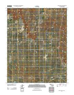 Fort Supply NW Oklahoma Historical topographic map, 1:24000 scale, 7.5 X 7.5 Minute, Year 2012