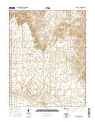 Fort Supply NW Oklahoma Current topographic map, 1:24000 scale, 7.5 X 7.5 Minute, Year 2016
