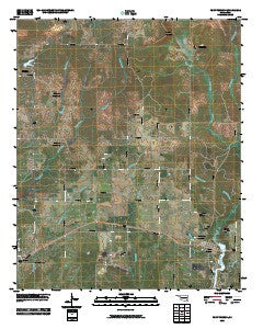 Fort Towson Oklahoma Historical topographic map, 1:24000 scale, 7.5 X 7.5 Minute, Year 2010
