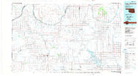 Foss Reservoir Oklahoma Historical topographic map, 1:100000 scale, 30 X 60 Minute, Year 1984