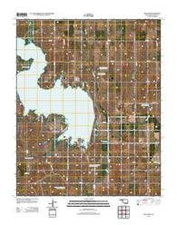 Foss Dam Oklahoma Historical topographic map, 1:24000 scale, 7.5 X 7.5 Minute, Year 2012