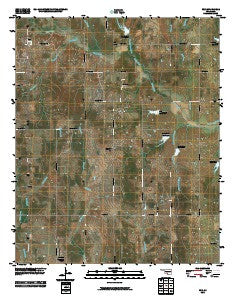 Fox Oklahoma Historical topographic map, 1:24000 scale, 7.5 X 7.5 Minute, Year 2010