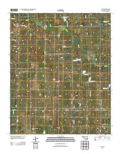 Fox Oklahoma Historical topographic map, 1:24000 scale, 7.5 X 7.5 Minute, Year 2012