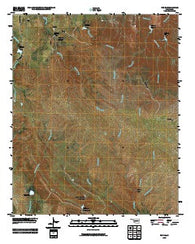 Fox NE Oklahoma Historical topographic map, 1:24000 scale, 7.5 X 7.5 Minute, Year 2009