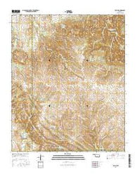 Fox NE Oklahoma Current topographic map, 1:24000 scale, 7.5 X 7.5 Minute, Year 2016